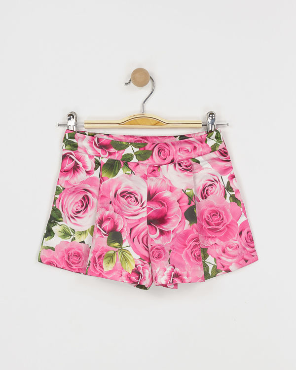 Picture of PB21319 GIRLS HIGH QUALITY MATERIAL FLOWERY SHORTS